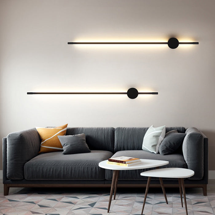 Linear Sconce Urban Modern Minimalist LED Linear Wall Sconce, Contemporary, Glam ...