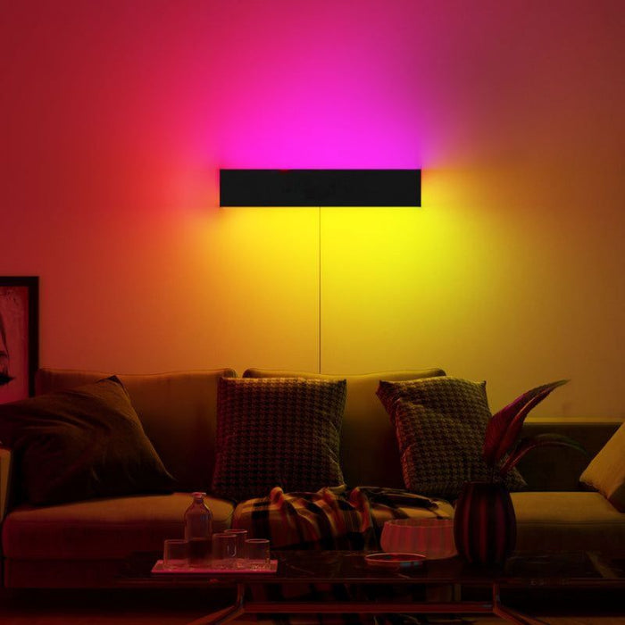 Colour Change Rectangular Minimalist Rectangle Color Changing Wall Light — Modrngy
