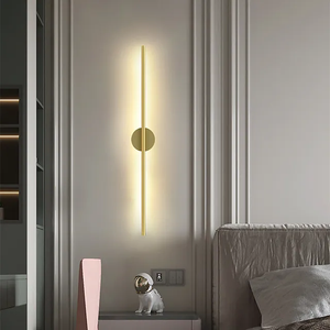Modern Black Sconce Wall Mounted Light Linear Adjustable Wall Lamp ...